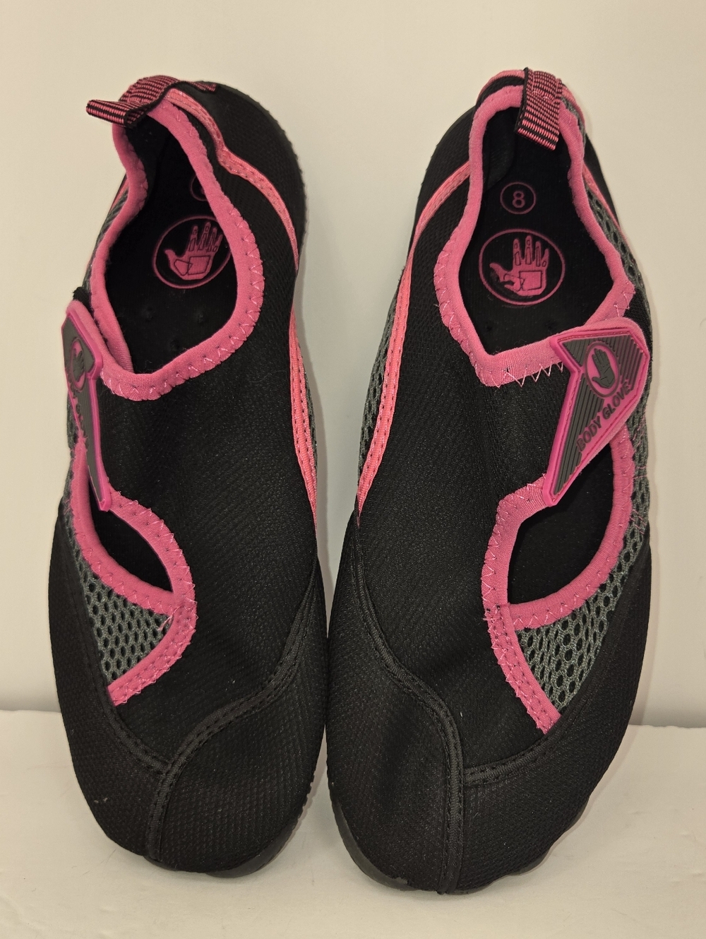 Body Glove Horizon Water Shoes Shoe, black mesh and neoprene upper, Size 8 Women